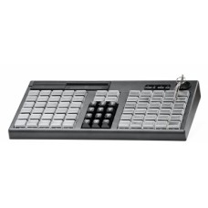 Программируемая клавиатура АТОЛ KB-76-KU белая c ридером магнитных карт на 1-3 дорожки