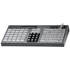 Программируемая клавиатура АТОЛ KB-76-KU черная c ридером магнитных карт на 1-3 дорожки